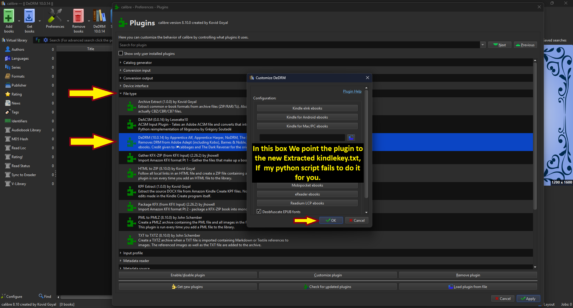DRM Removal from Kindle eBook Purchases
