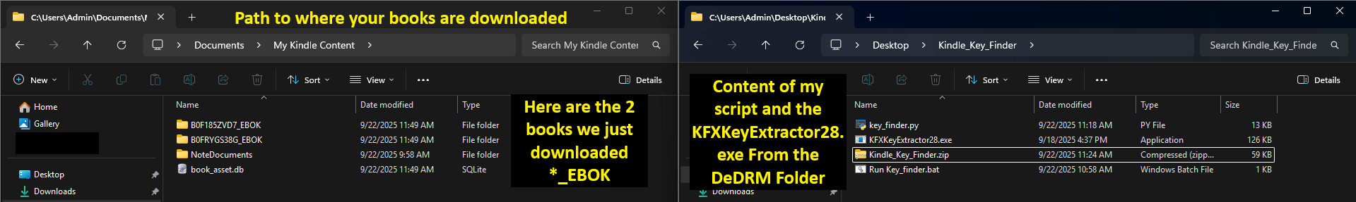 DRM Removal from Kindle eBook Purchases
