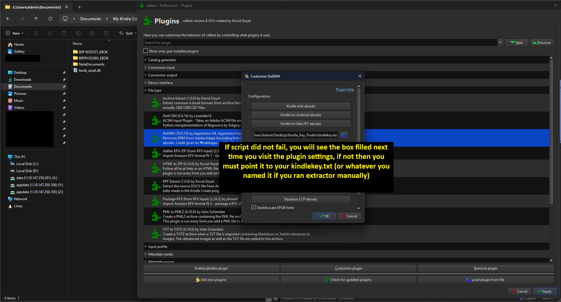 DRM Removal from Kindle eBook Purchases