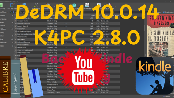 DRM Removal from Kindle eBook Purchases