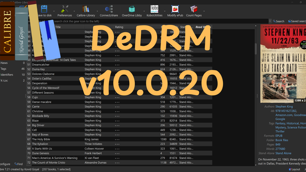 DRM Removal from Kindle eBook Purchases (OLD Method)